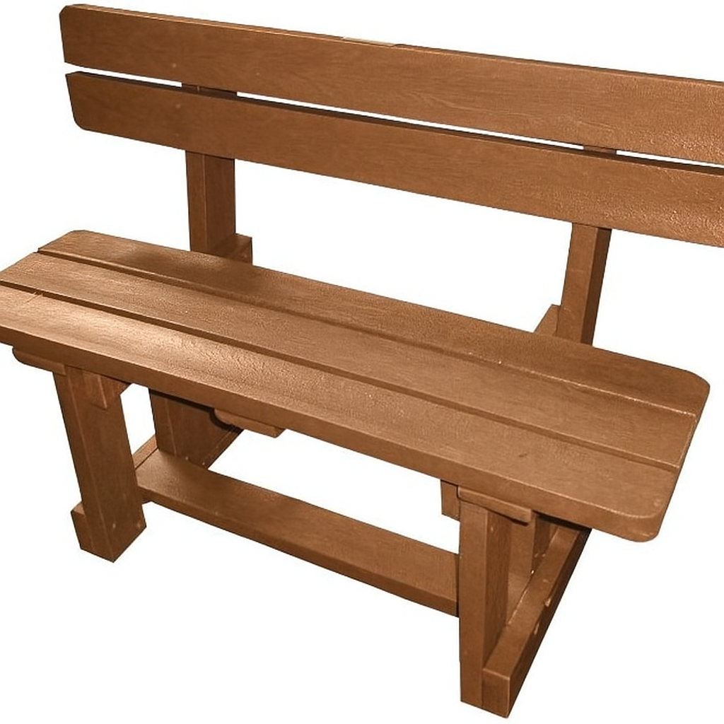 Recycled Plastic Outdoor Park Bench
