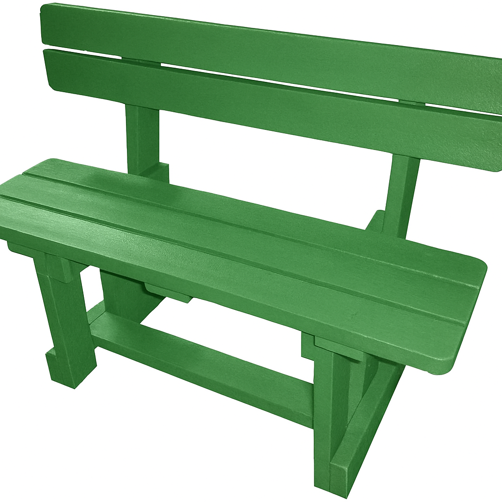 Recycled Plastic Outdoor Park Bench