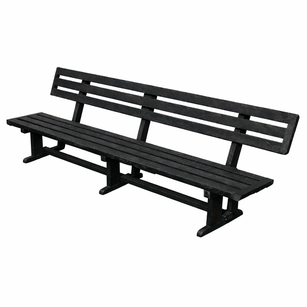 School Bench With Back