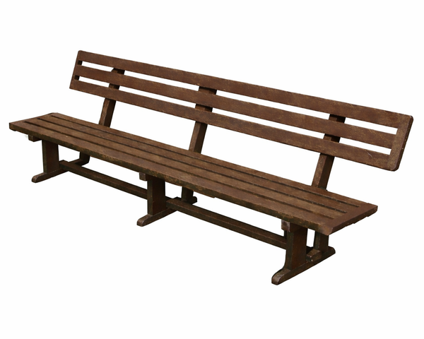School Bench With Back