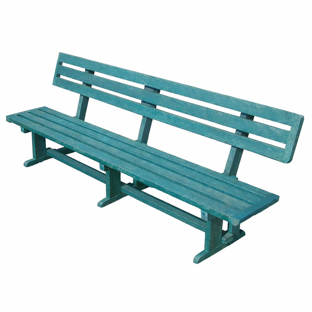 School Bench With Back