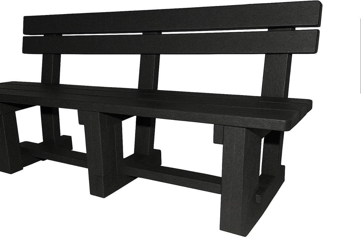 Recycled Plastic Outdoor Park Bench
