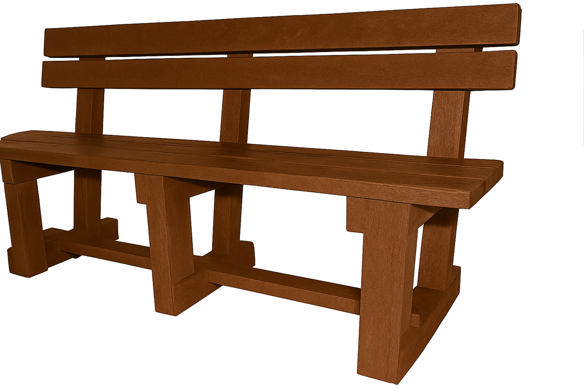 Recycled Plastic Outdoor Park Bench