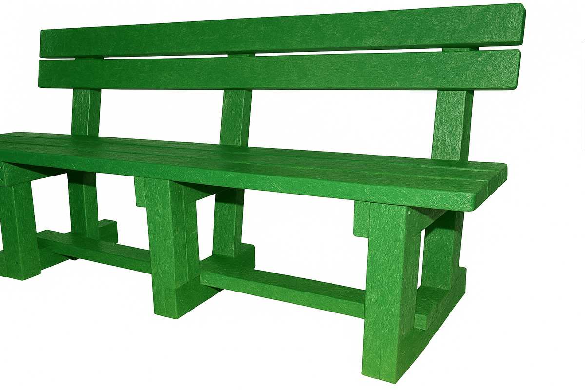 Recycled Plastic Outdoor Park Bench