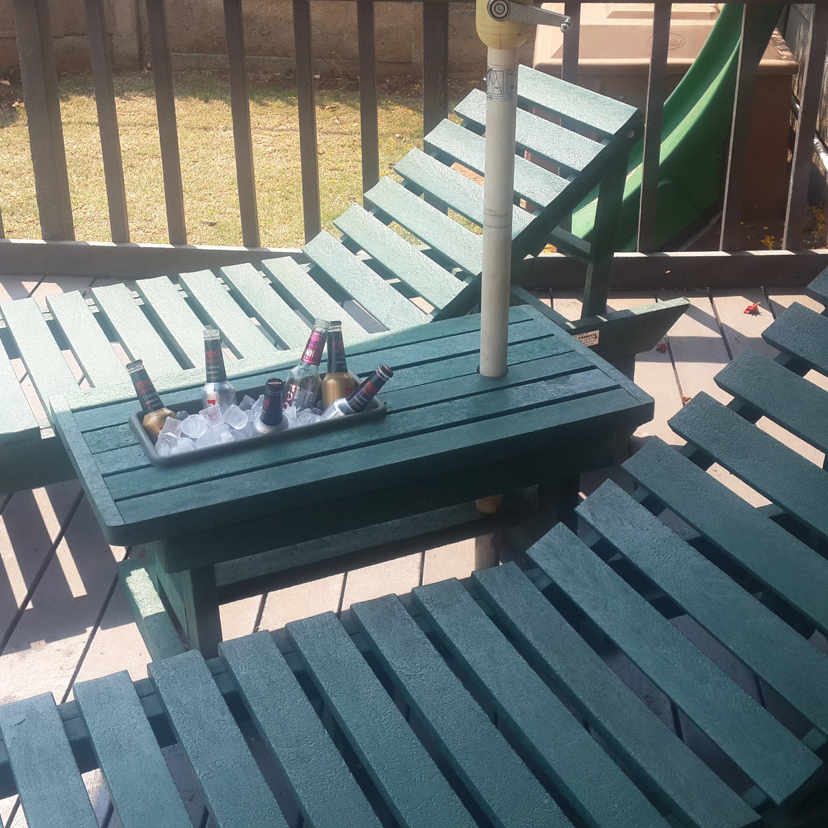 Pool Lounger With 3 Backrest Settings