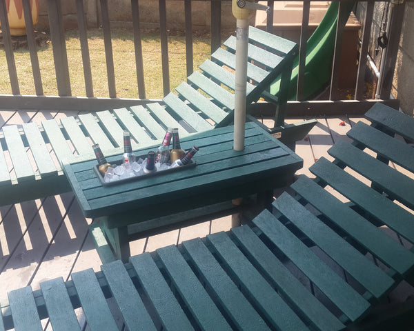 Pool Lounger With 3 Backrest Settings