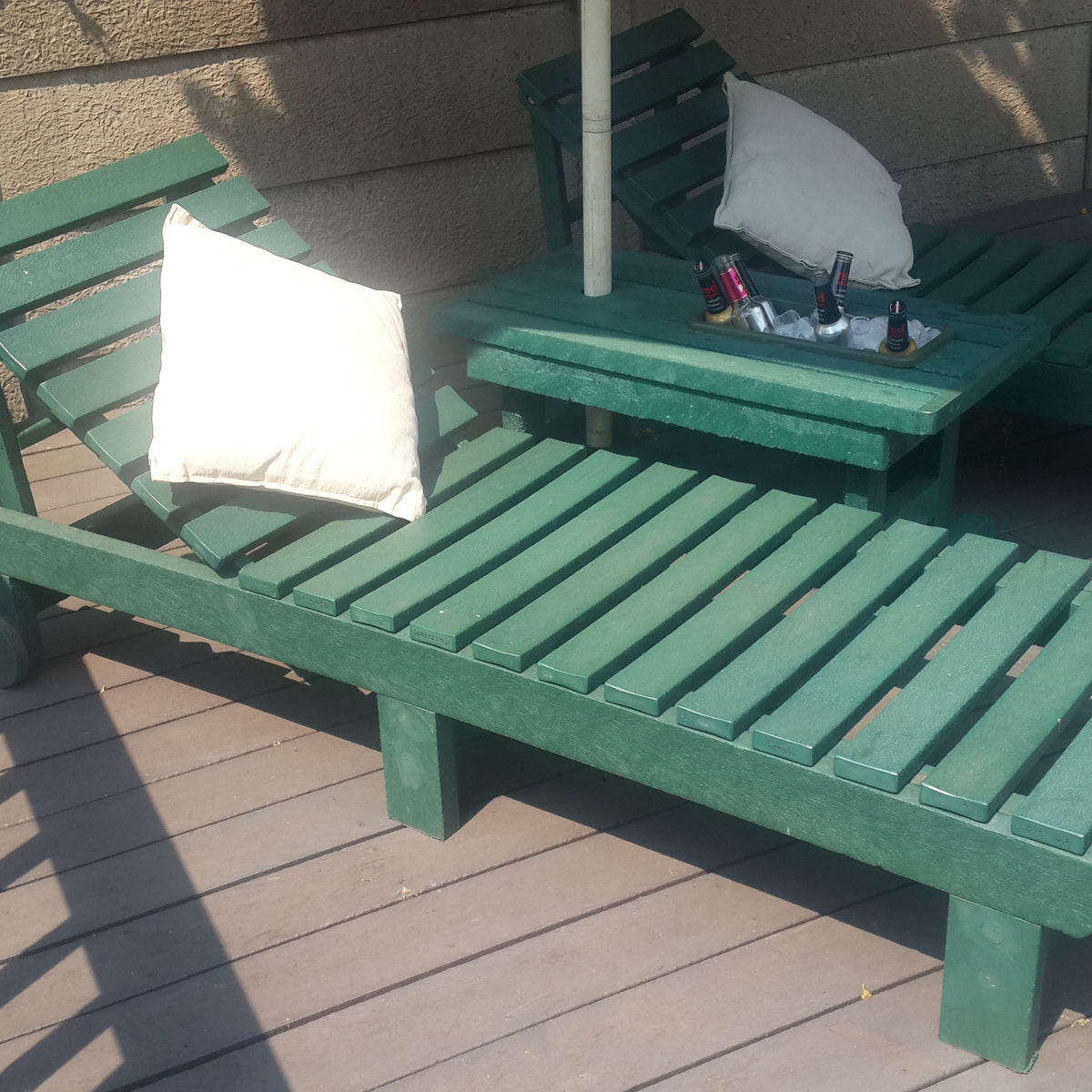 Pool Lounger With 3 Backrest Settings
