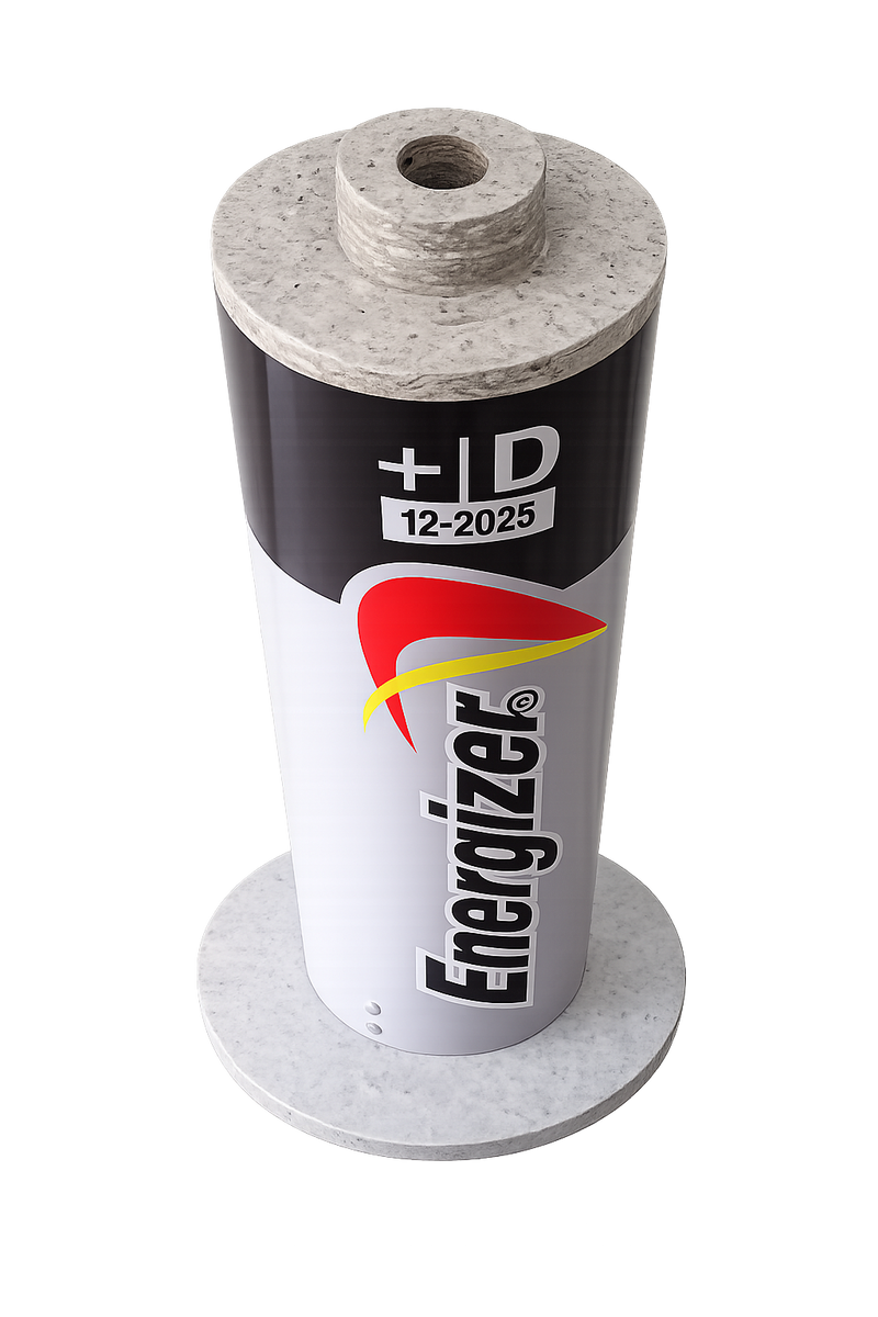 Battery recycling bin