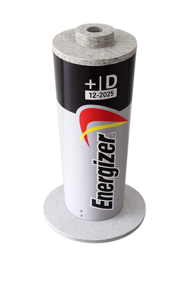 Battery recycling bin