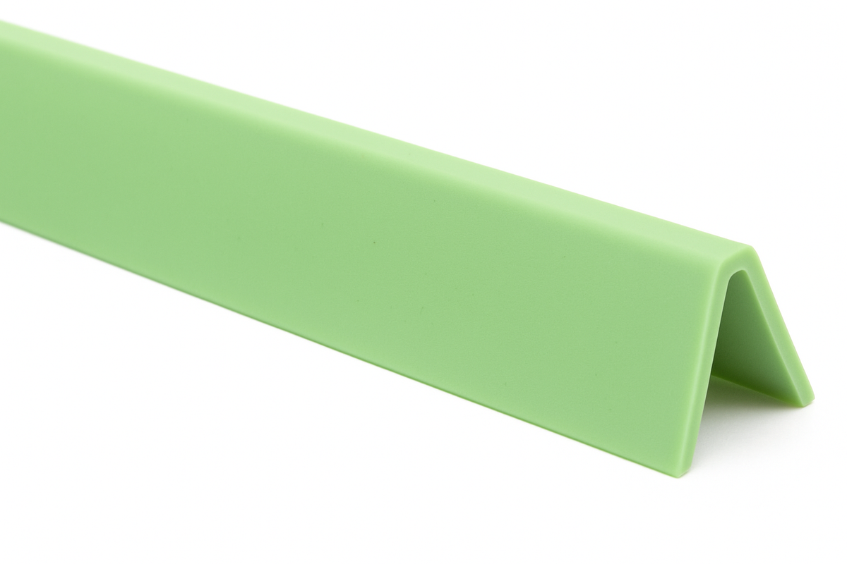 1.6M - 40mm x 40 mm PVC Angle Black