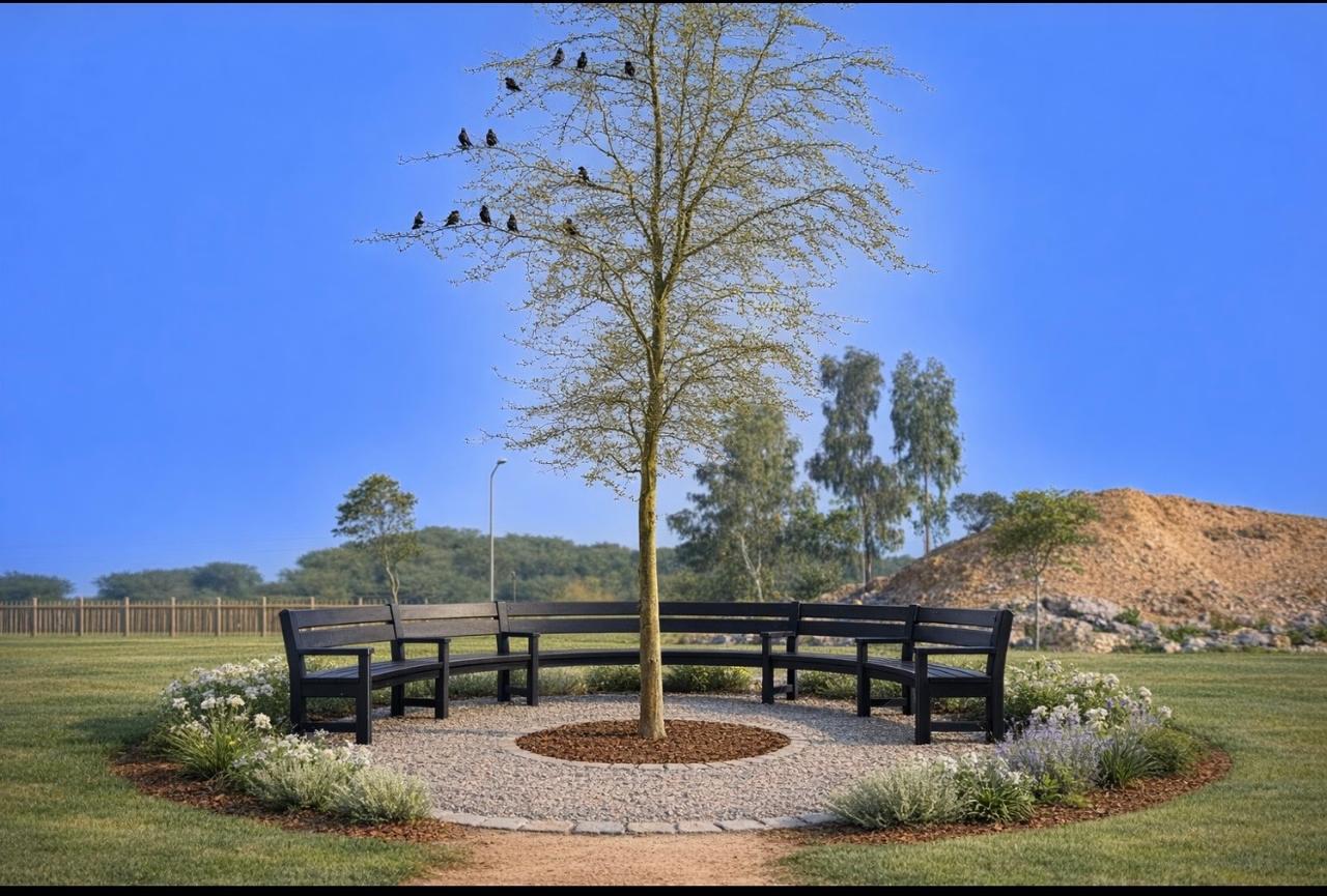 Fire Pit Bench - 12 Seater