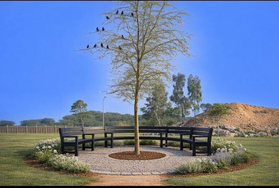 Fire Pit Bench - 12 Seater