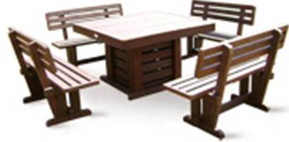 Lapa Set (8 Seater) Square With Backrest