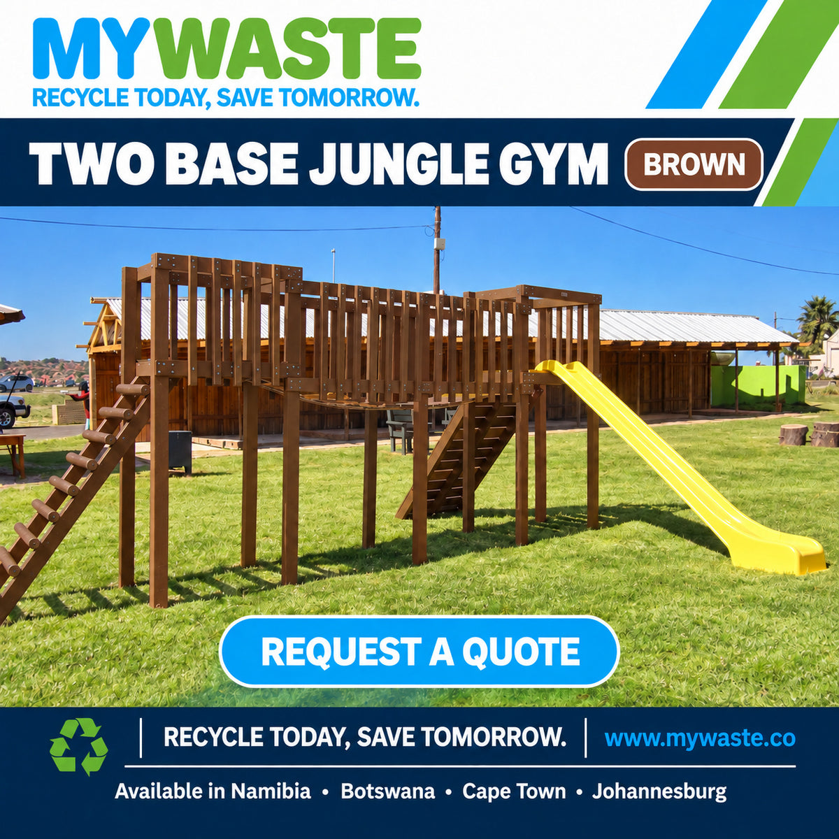 Two Base Jungle Gym in brown – MYWASTE