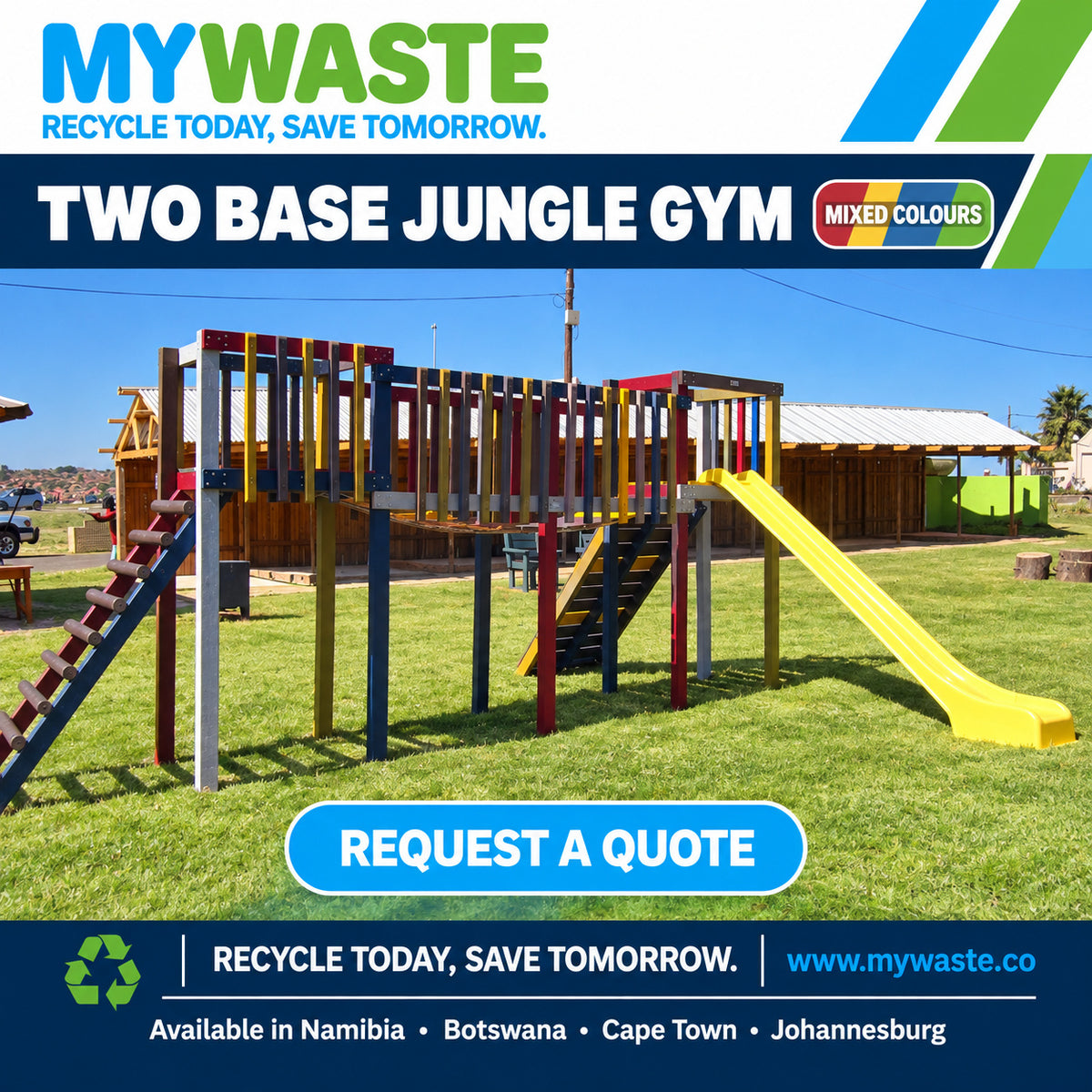 Two Base Jungle Gym in mixed colours – MYWASTE