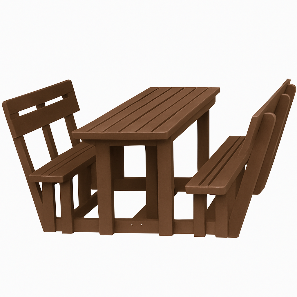 Picnic Table - With Back
