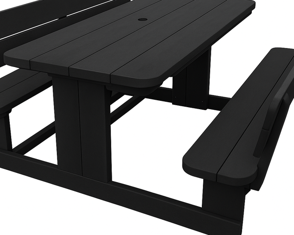 Sleeper Picnic Table With Back