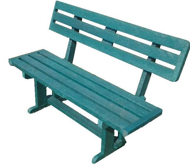 School Bench With Back