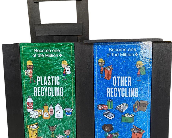 Double Recycling Bin