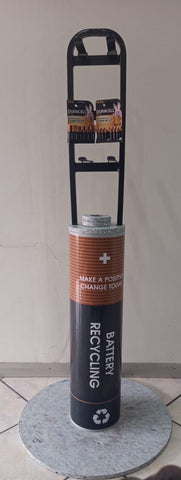 Battery recycling bin