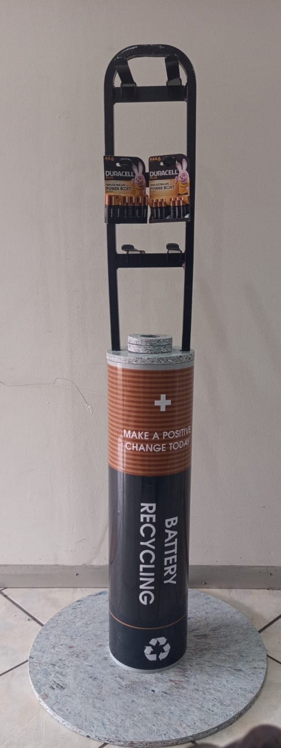 Battery recycling bin