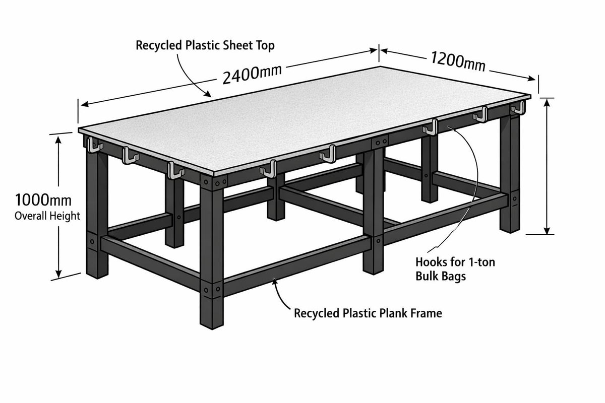 Recycling Sorting Table