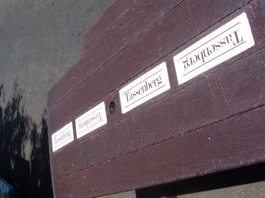 Perspex Table Top Branding Plate