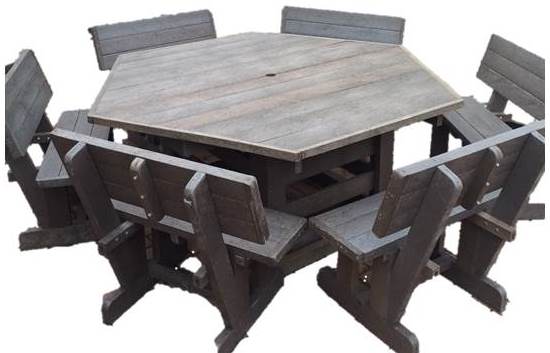 Hex Patio Set