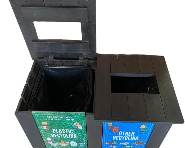 Double Recycling Bin