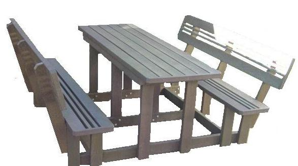 Picnic Table - With Back